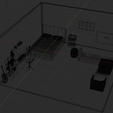 Warm-gaming-room_-Wireframeview.png 3D warm gaming room