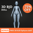 8.png 3D BJD DOLL, Ball jointed doll, doll, 3D BJD, 3D BJD, BJD 3D