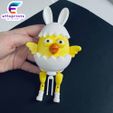 ester-egg-chick-3dprint-4.jpg Easter Chick Egg Riding On Toilet Paper Hanger Gadget