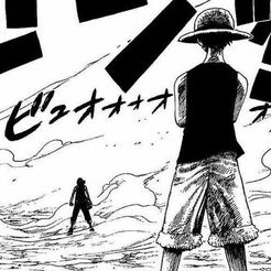 ussopp-vs-luffy.jpeg One Piece Manga Color Print - Ussopp vs Luffy