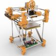 Rendu_13-12-2014.jpg Skeleton 3D : Tiny, compact and transportable 3D printer