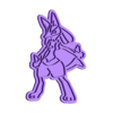 Lucario 002.stl Pokemon Ausstecher Set 002