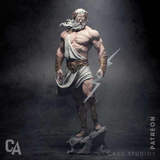 🩻 Zeus 3D Print・ STL File for 3D printing・Cults