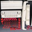 jeep rc hard body 3d printed.jpg JEEP J6 RC BODY SCALER 313MM MST TRX4 AXIAL