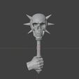 skull-mace-6.jpg Skull Mace- bit, weapon