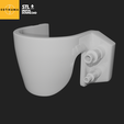 4.png 3D file Boba Fett - Knee Armour - 3D model - STL (digital download)・Design to download and 3D print
