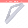 1-8_Of_Pie~3.5in-cookiecutter-only2.png Slice (1∕8) of Pie Cookie Cutter 3.5in / 8.9cm