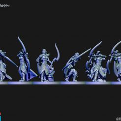 720X720-cela-7-kopie.jpeg 3D file Highborn elves sisters unit・3D printable model to download