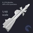 Product_render.73.jpg R-27 Series Missile Set (R & ER Variants) with APU-470 & APU-470M Launchers