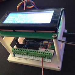 LCD_stand_1.jpg Free STL file LCD 20x4 stand for Arduino UNO・3D printable object to download, TheAlexClavijo