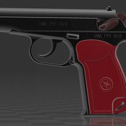 Makarov-1.jpg 3MF-Datei Makarov pistol kostenlos herunterladen • Modell für den 3D-Druck, Wij