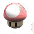 1.jpg STL file GRINDER MUSHROOM - SUPER MARIO BROS・3D print object to download