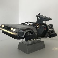 1.jpg Free STL file DIY DeLorean Time Machine with lights!!・Design to download and 3D print, OneIdMONstr