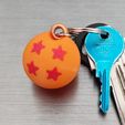 Portada.jpg STL file Dragon Ball Keychain (4th Ball)・3D printable model to download