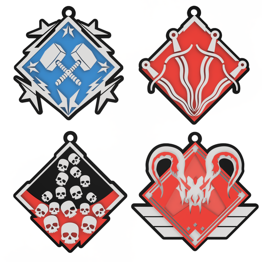 APEX LEGENDS KEY CHAINS 3D model