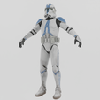 Renders0018.png Clone Trooper 501 St Battalion Star Wars Textured Rigged