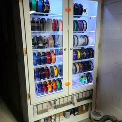 6dcb54db-3d16-4eca-b7fd-32bbfad49701.jpg Free 3D file Filament Storage Cabinet Model・3D printer design to download