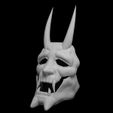 neon_white_mask_02.jpg Neon White Game Mask 3D print model - cosplay halloween