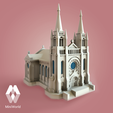 sxfllspic1.png Бесплатный STL файл Sioux Falls Cathedral - South Dakota, USA・План 3D-печати для скачивания, DanySanchez
