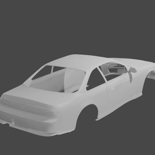 45RightRear-SilviaS14K.png 1998 Nissan Silvia K’s (S14) / 200SX RC Body Shell (1:10 Scale)
