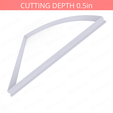 1-5_Of_Pie~7.75in-cookiecutter-only2.png Slice (1∕5) of Pie Cookie Cutter 7.75in / 19.7cm