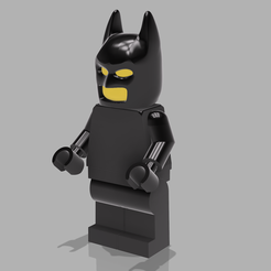 Batman.png STL file MEGAFIG Batman Cowl・3D print model to download