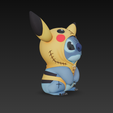 Stitch-Pikachu-05.png Stitch - Collectable figure 19 Pikachu