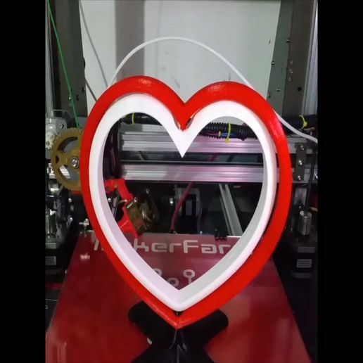 Valentine spinning heart Photo holder