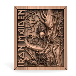Unbenannt.png Archivo STL IRON MAIDEN EDDIE FEAR OF THE DARK CNC・Diseño de impresión en 3D para descargar