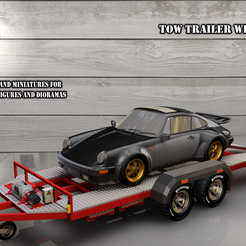 01.png Car  Tow Trailer 3d printable in various scales