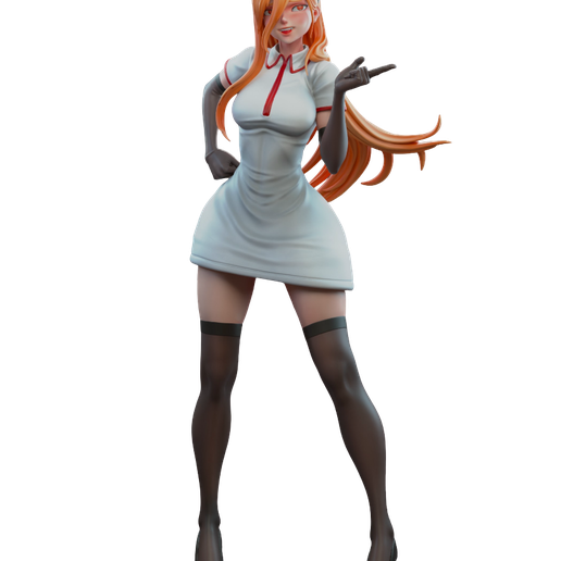 Power nurse from Chainsaw Man 3D model