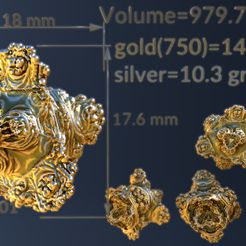 01.jpg Fichier STL forme fractale v01・Objet imprimable en 3D à télécharger