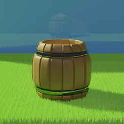 barrilito.png Archivo STL gratis BARRILETE・Objeto imprimible en 3D para descargar