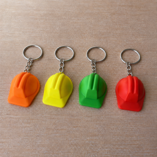 SAFETY HELMET KEYCHAIN 3D model