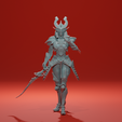Garasu-1.png Бесплатный 3D файл Garasu Samurai - фехтовальный дуэлянт в стиле SCI-FI・3D-печатная модель для загрузки