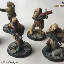 __APR23_Store0Prints.jpg Archivo 3D Space Serfs - Gruñidos de la tripulación de eliminación・Modelo de impresión 3D para descargar