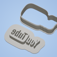 YOUTUBECUTTER.png Logo pack cookie/clay/leather cutters