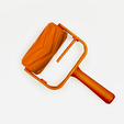 download-8.png Free STL file Chevron Paint Roller・Design to download and 3D print