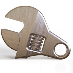 untitled.32.jpg STL file Wrench / Wrench - key ring - key chain・3D printer design to download