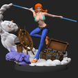 12.jpg Nami One Piece 3d Print statue