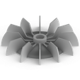 Impeller.png Ventilador do motor para rachadores de troncos hidráulicos eléctricos