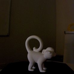 photo_display_large.jpg Fichier STL gratuit Sculpture de singe Scanner・Objet à télécharger et à imprimer en 3D