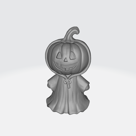 2.png Pumpkin in hoodie - 3d model