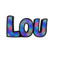 lou.jpg Lou, Luminous First Name Led