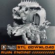 FOH-Ruin-Engine-Printed-3.jpg Archivo 3D Motor de ruina・Diseño imprimible en 3D para descargar
