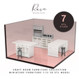 Craft-Room-Furniture-Collection_Miniature.png MINIATURE CRAFTER / SEWING ROOM FURNITURE COLLECTION (7 PCS) | 1:12 SCALE, MINIATURE CRAFT ROOM, DOLLHOUSE SEWING ROOM, MINIATURE CRAFTING ROOM