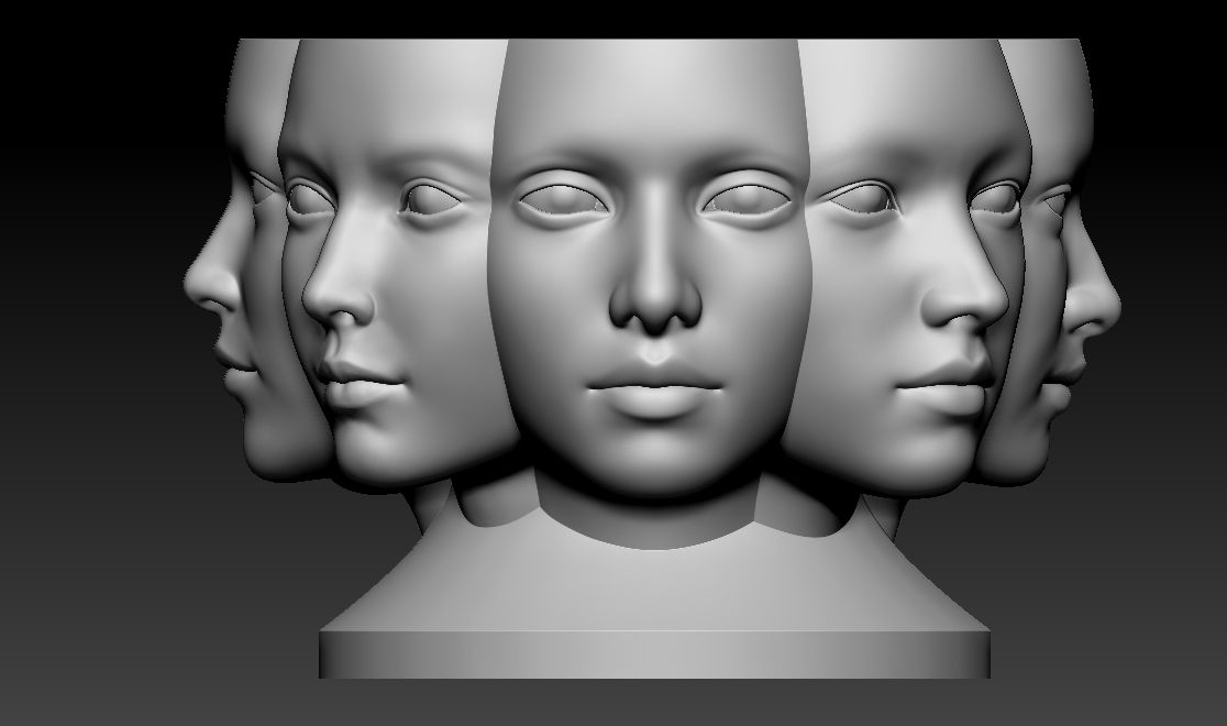 1.jpg Datei STL Gesichter vieler Länder Blumentopf oder Sockel・Modell für 3D-Druck zum herunterladen, LeTranh