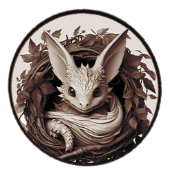 88a.png CUTE BABY DRAGON LITHOPANE - 88