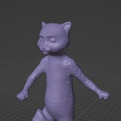 gato.jpg Fichier STL Le Chat botté・Objet imprimable en 3D à télécharger