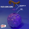a MMAR a Tua Som cas) Gomu gomu fruit - One piece with lid